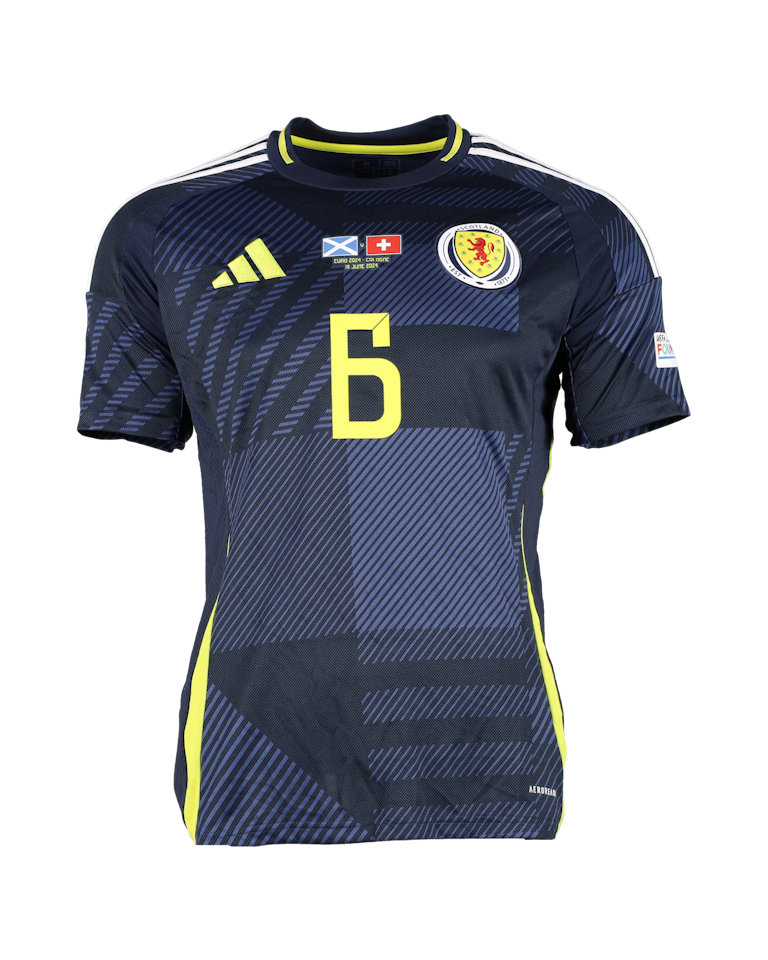 Kieran Tierney Scotland shirt
