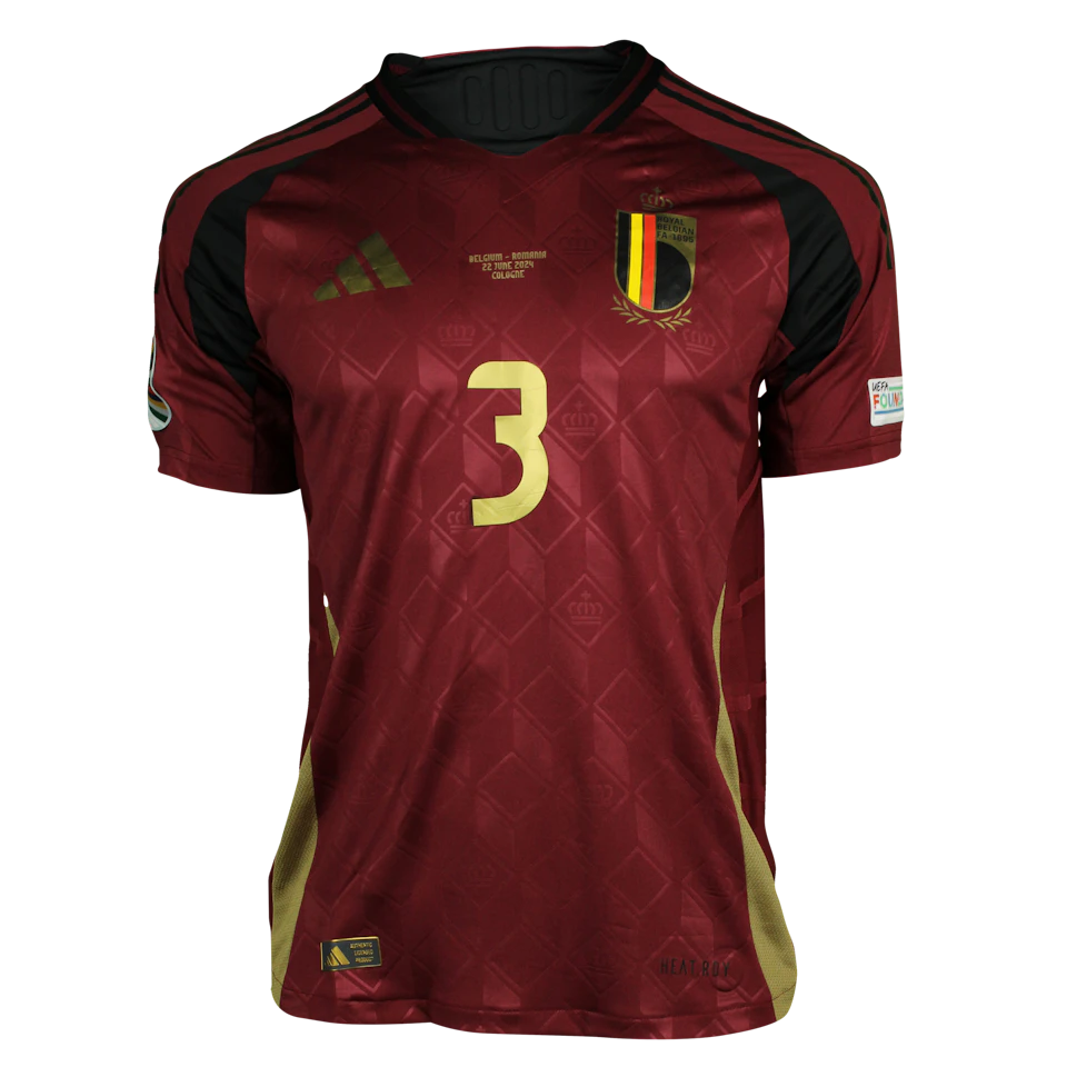 Camisola de Arthur Theate, Belgium