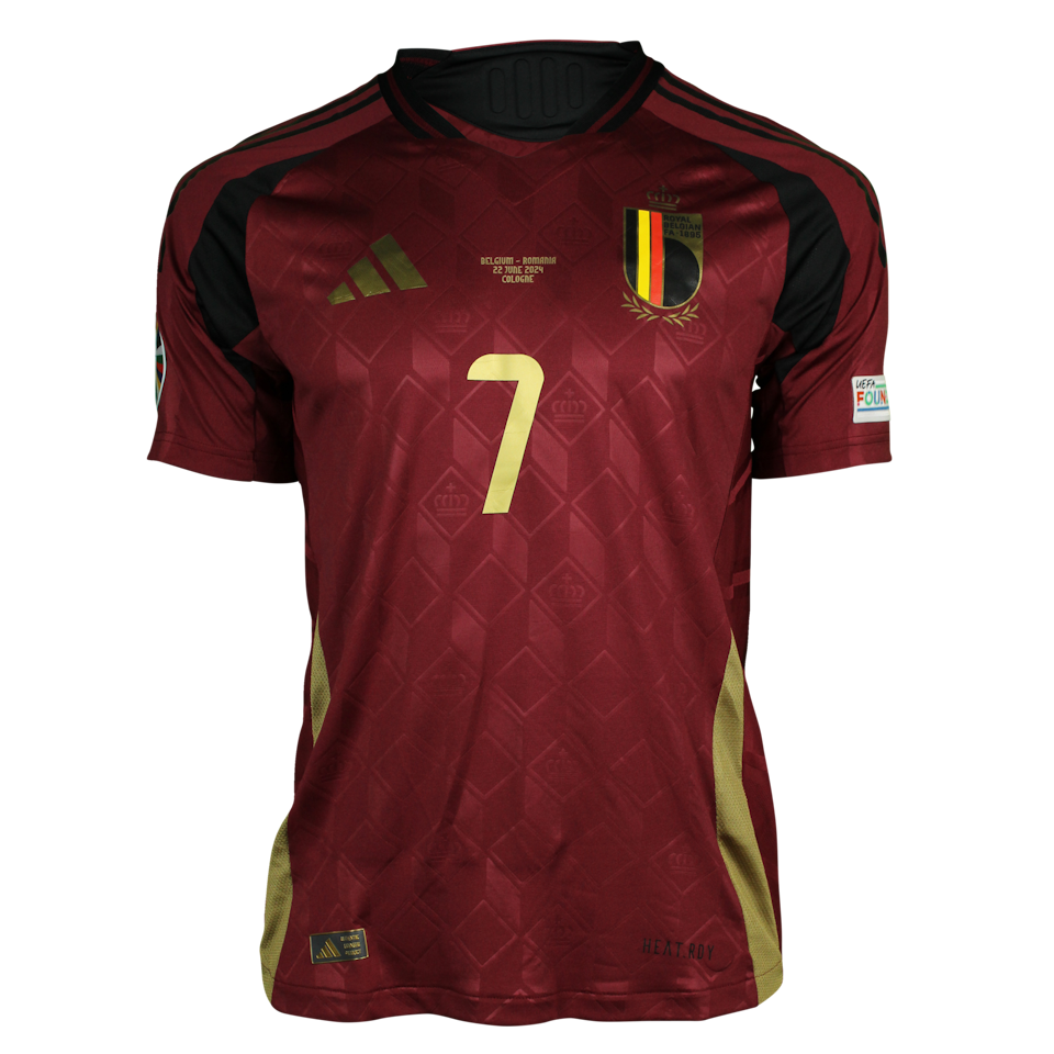 Kevin De Bruyne Belgium shirt