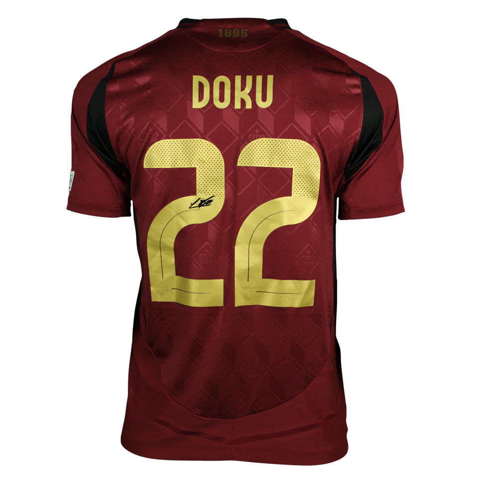Jérémy Doku Belgium jersey