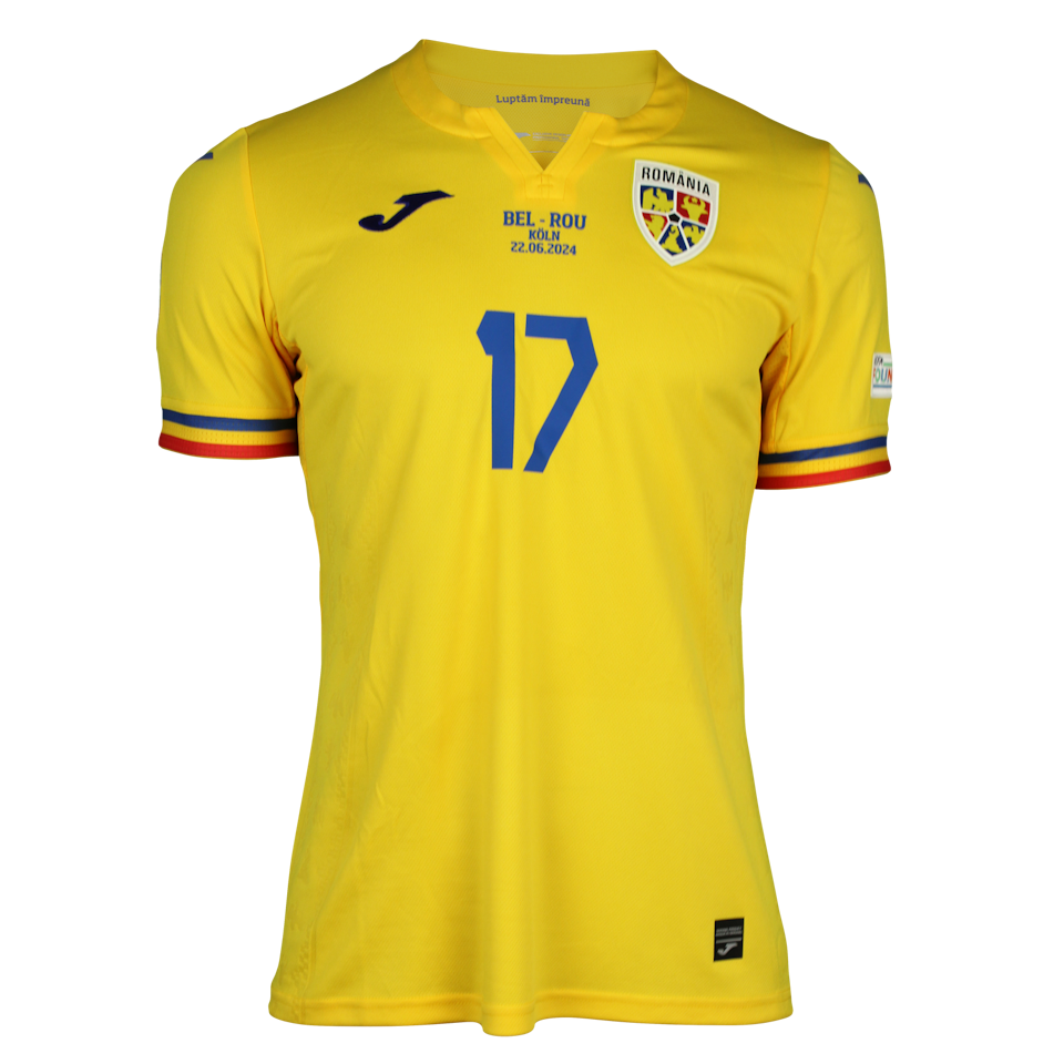 Florinel Coman Romania jersey