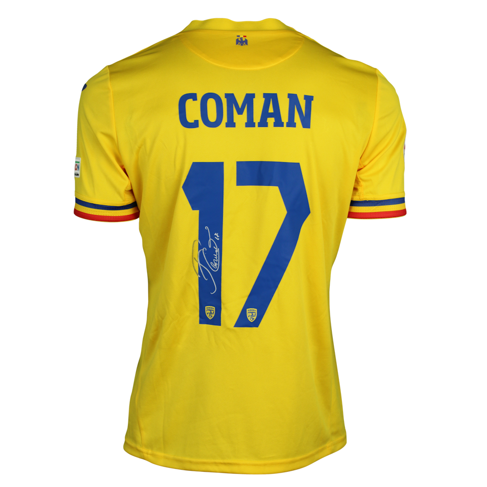 Florinel Coman Romania jersey