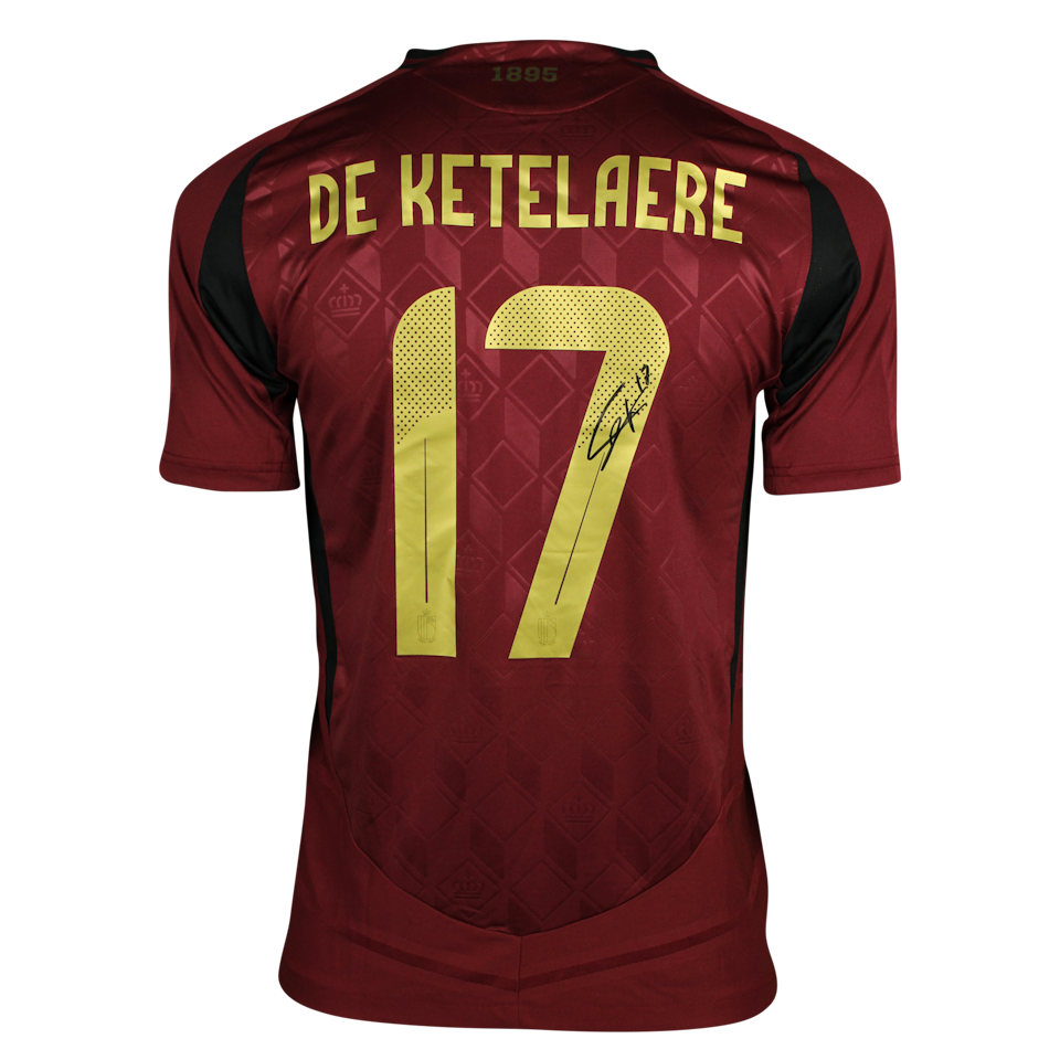 Charles De Ketelaere Belgium jersey