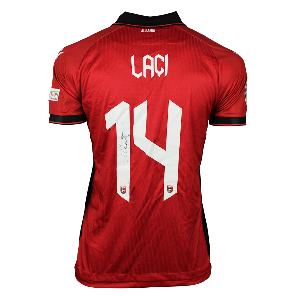 Qazim Laci Albania jersey