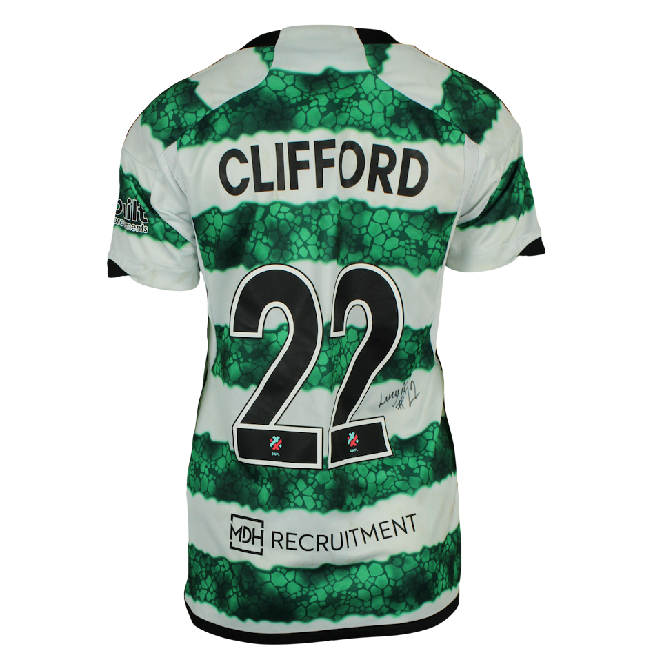 Lucy Ashworth-Clifford Celtic W jersey