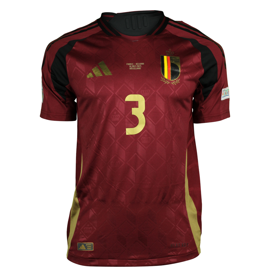Belgium-Trikot von Arthur Theate