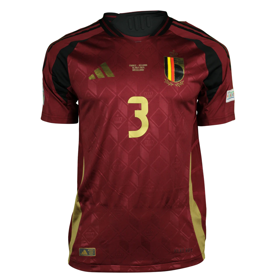 来自Belgium的Arthur Theate球衣