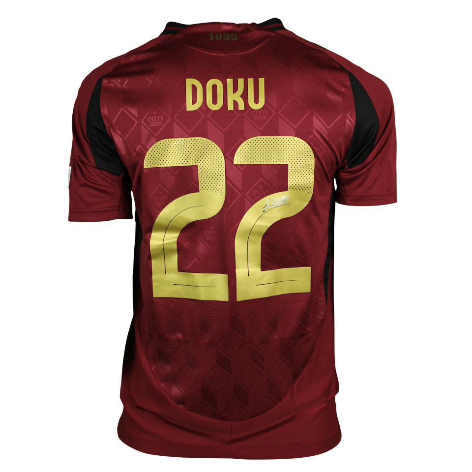 Jérémy Doku Belgium camisa.