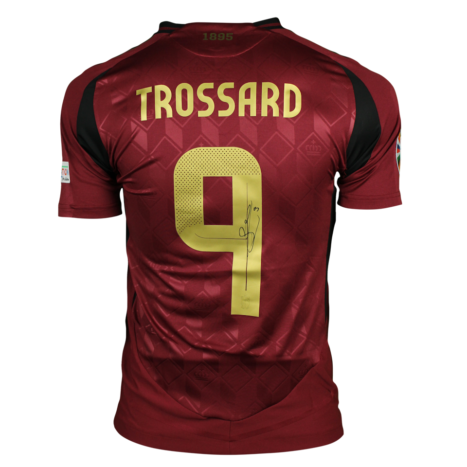 Leandro Trossard Belgium shirt