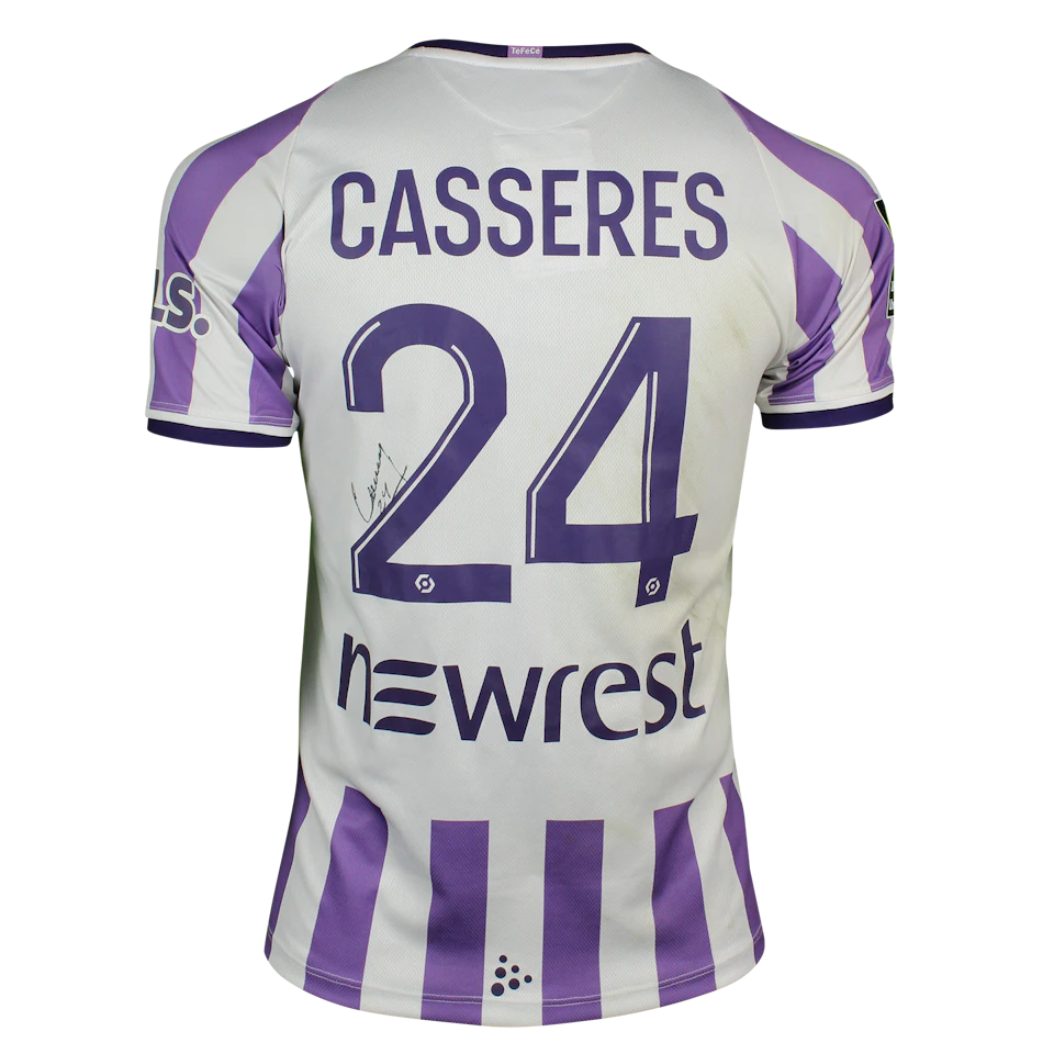 Cristian Cásseres Jr. Toulouse FC shirt