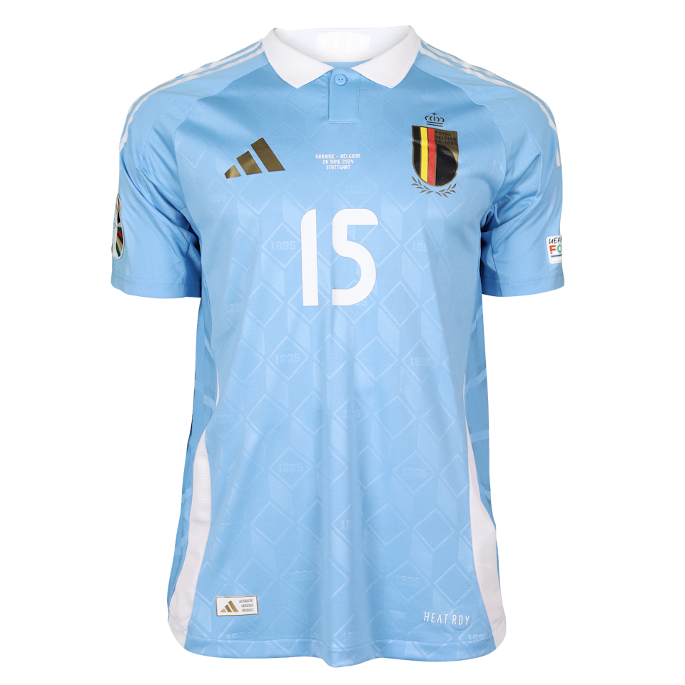 Thomas Meunier Belgium jersey