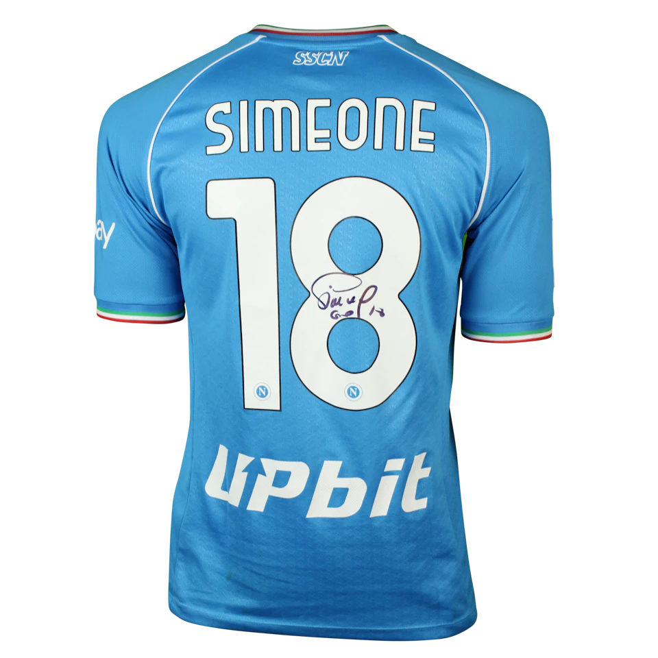 来自SSC Napoli的Giovanni Simeone球衣