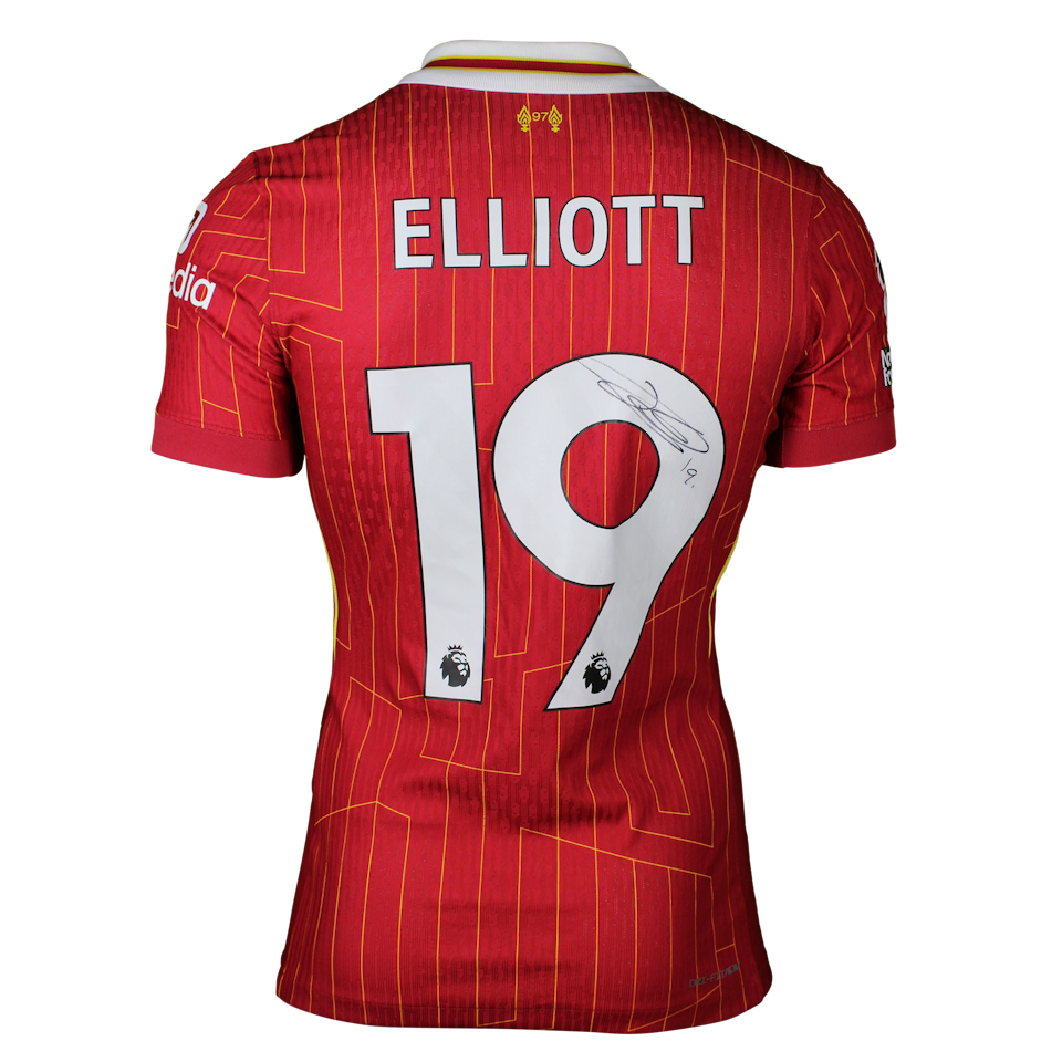 Harvey Elliot Liverpool shirt