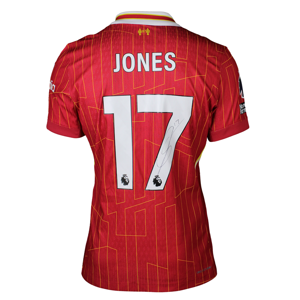 Curtis Jones Liverpool shirt