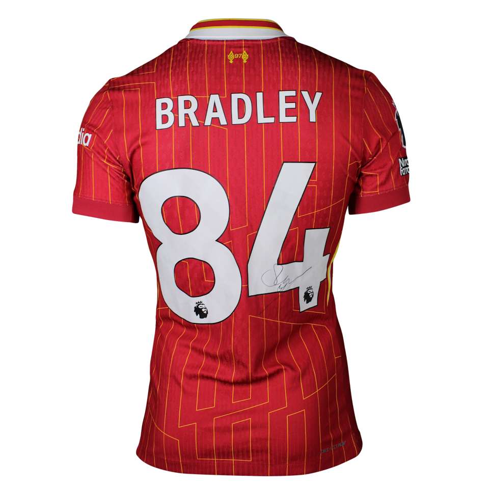 Conor Bradley Liverpool shirt