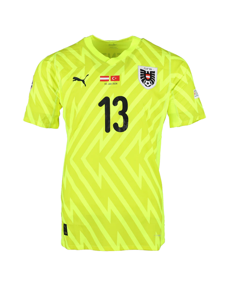 来自Austria的Patrick Pentz球衣