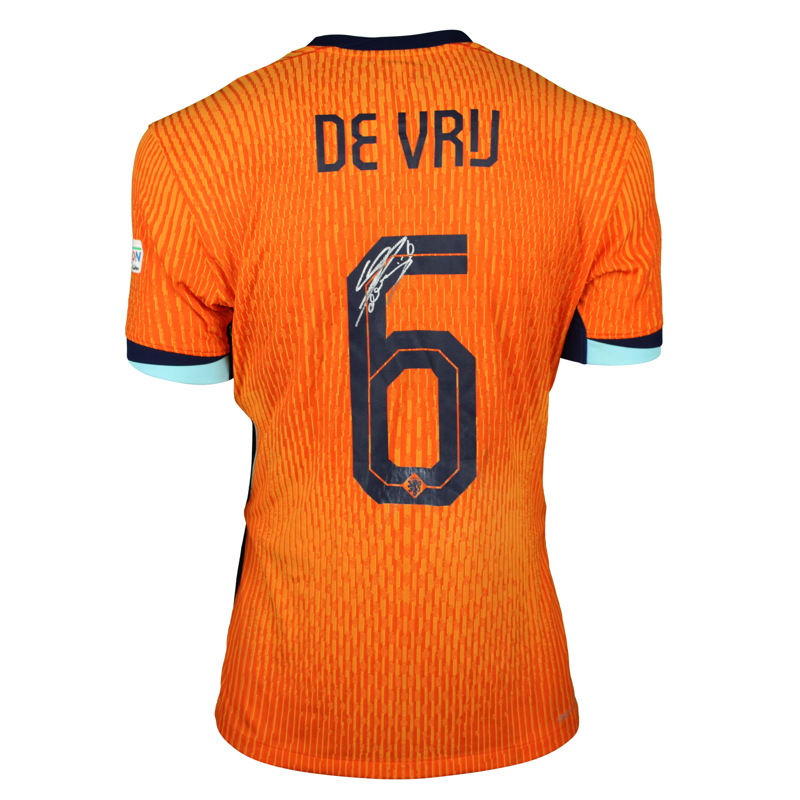 その他 Stefan de Vrij Team Crests Patch 10/10 2021 Donruss Kit Series Relic #KS-SDV Stefan de Vrij