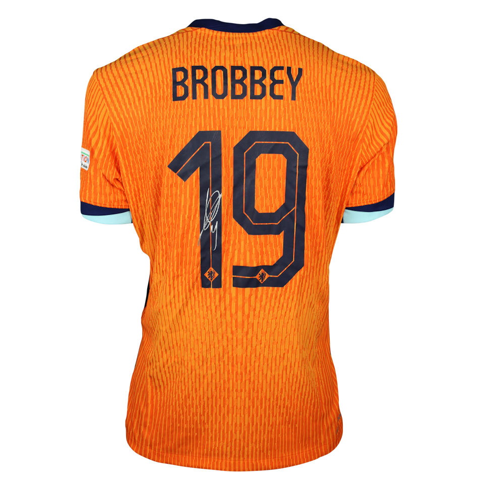 Netherlands 팀의 Brian Brobbey 셔츠