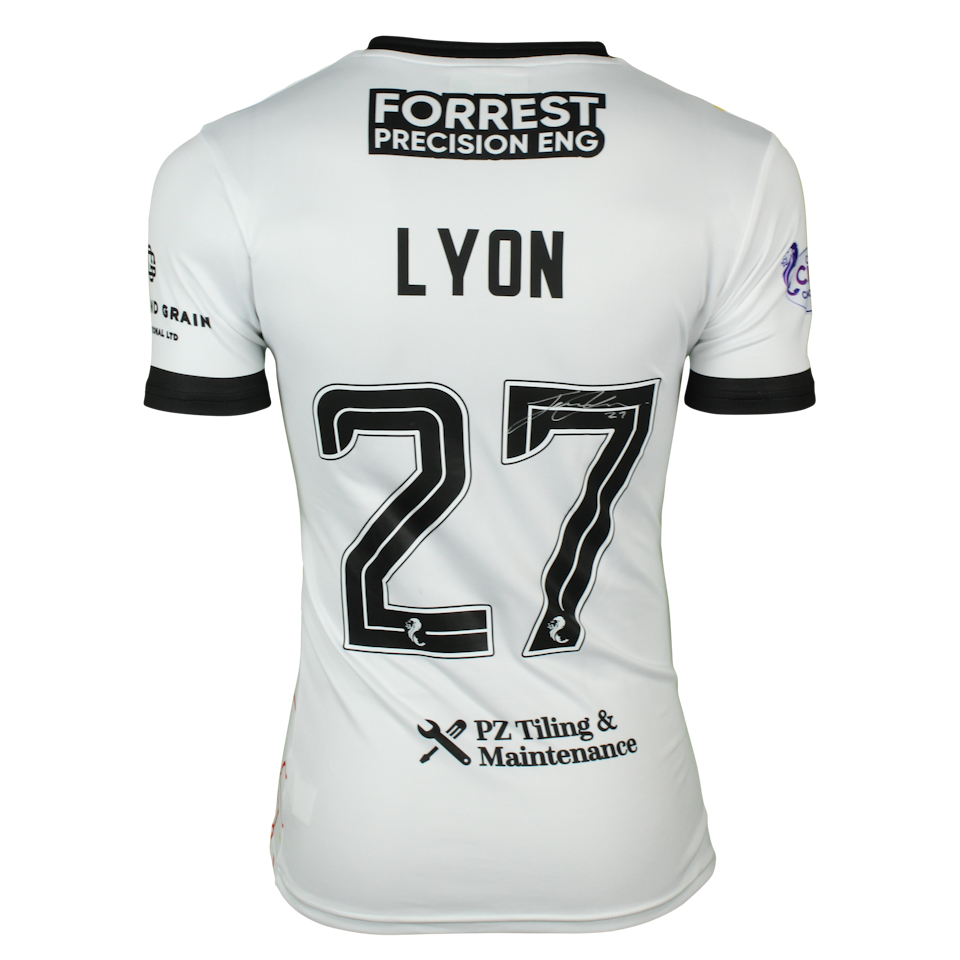 James Lyon Partick Thistle shirt