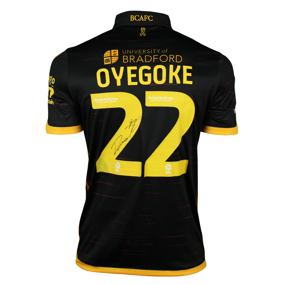 Daniel Oyegoke Bradford City jersey