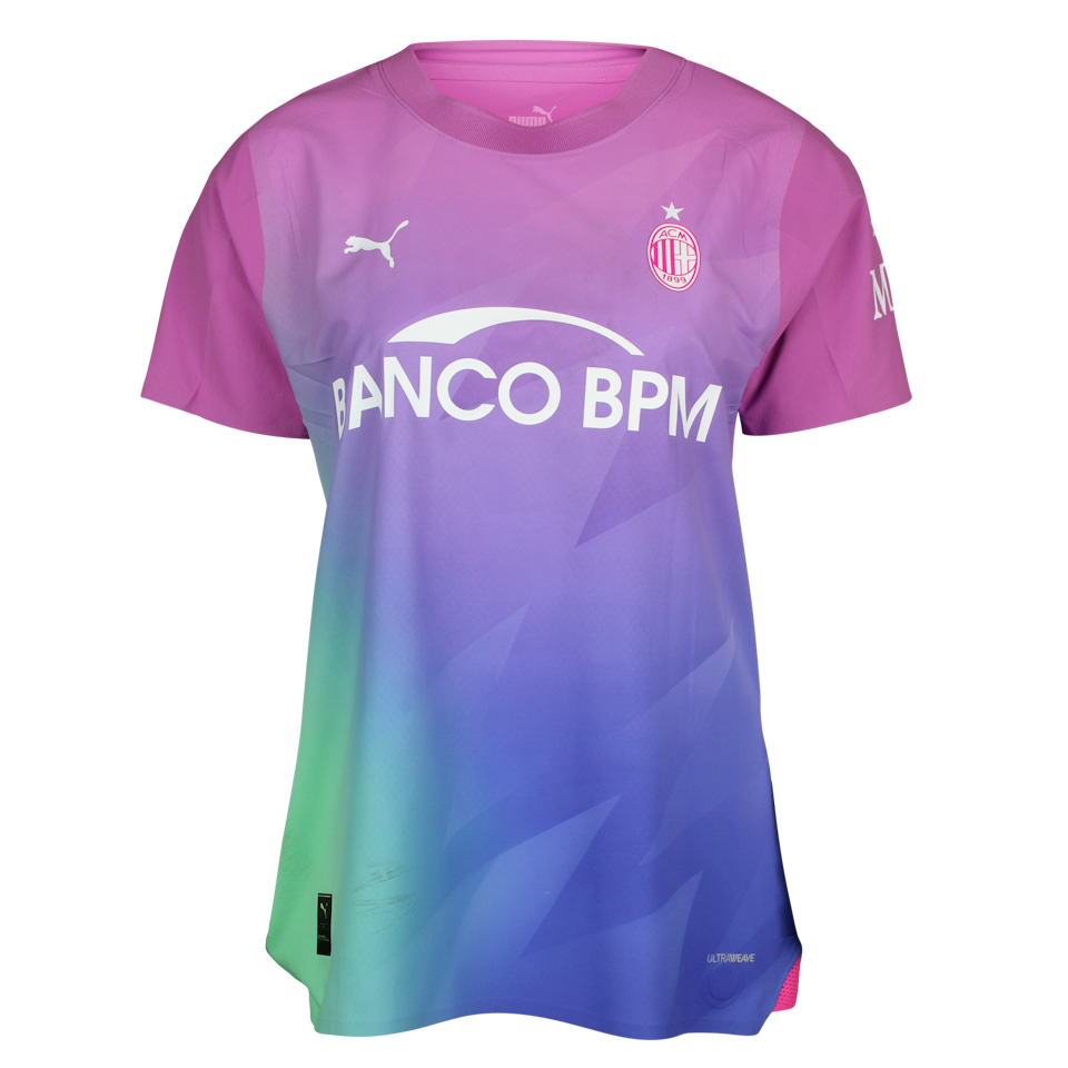 Silvia Rubio AC Milan Women shirt