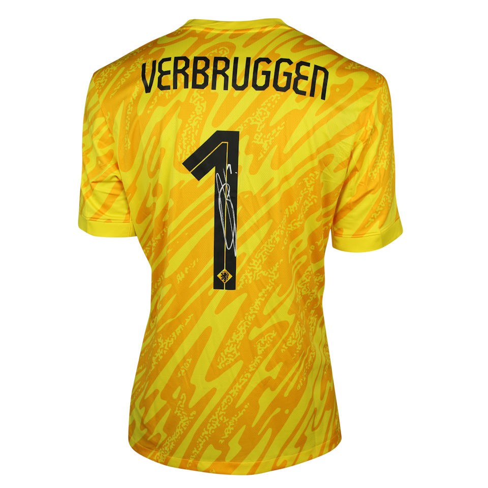 Bart Verbruggen Netherlands shirt