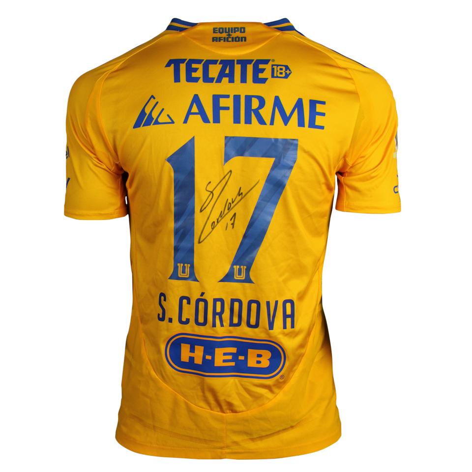 Camiseta Francisco Sebastián Córdova Reyes Tigres UANL