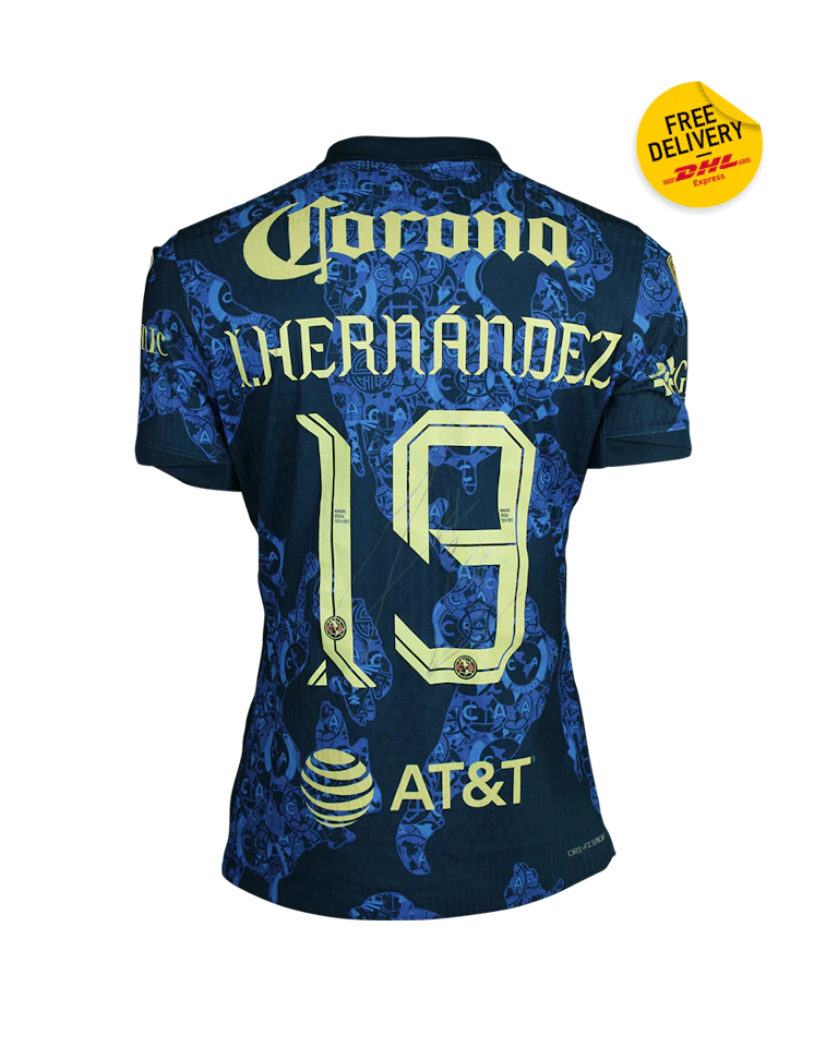 Illian Hernandez Vargas Club América camisa.