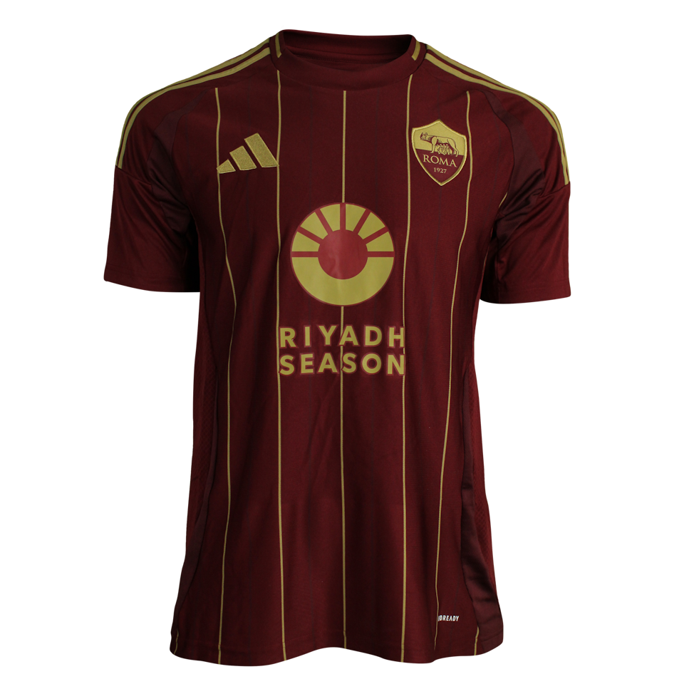 João Gabriel e Costa Cesco AS Roma shirt