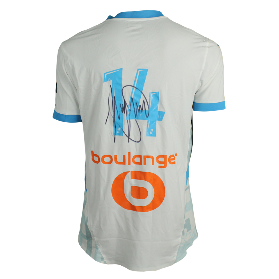 Olympique de Marseille 팀의 Faris Moumbagna 셔츠