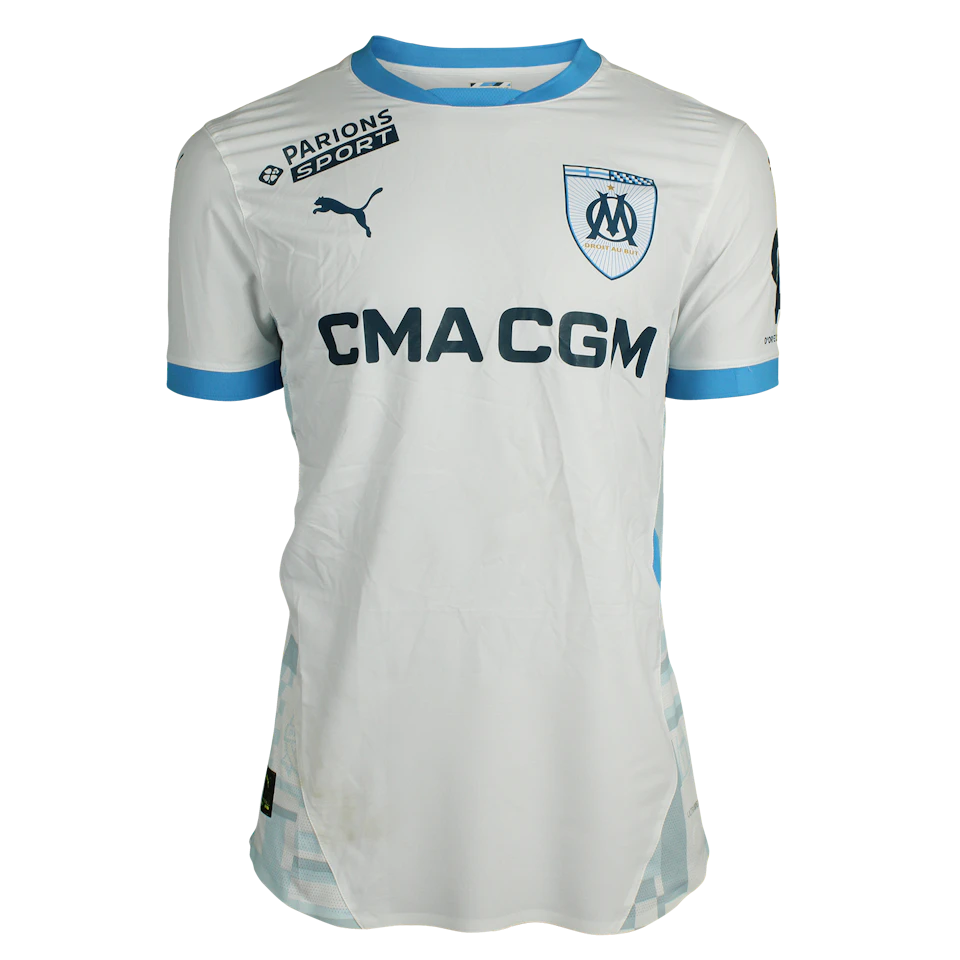 来自Olympique de Marseille的Salim Ben Seghir球衣