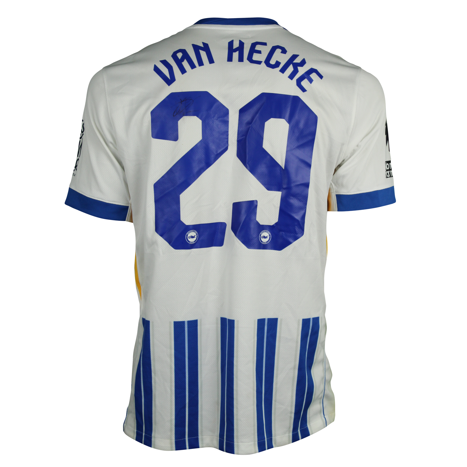 ブライトン・アンド・ホーヴ・アルビオン VAN HECKE 29 ユニフォーム Jan Paul van Hecke - 2 | MatchWornShirt