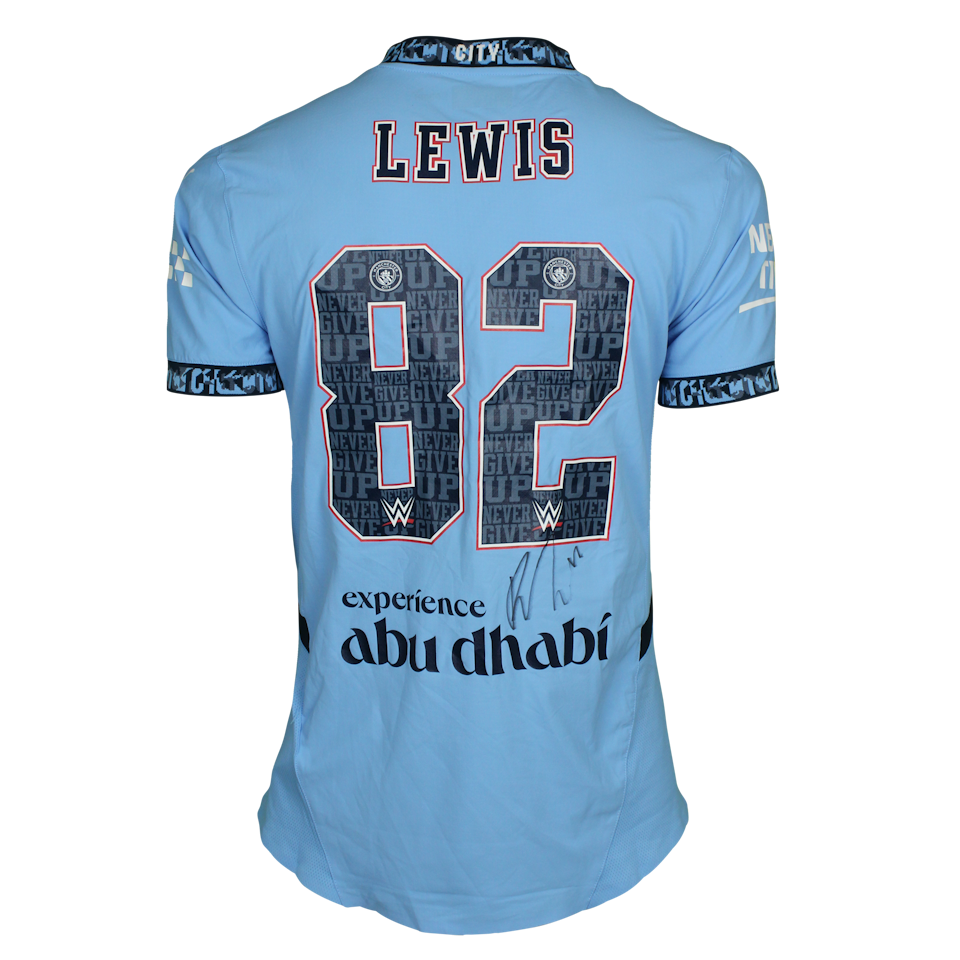 R. Lewis Manchester City jersey