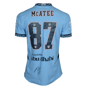 James Mcatee Manchester City shirt