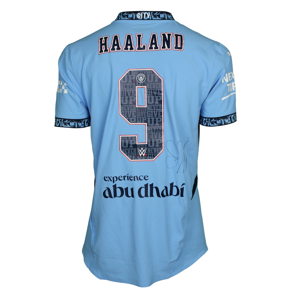 Erling Haaland | Manchester City - AC Milan | MatchWornShirt
