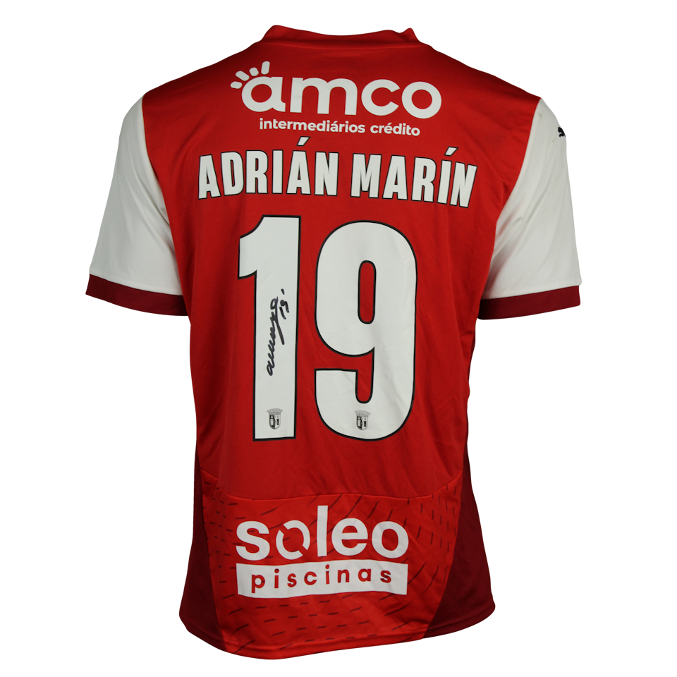 Camisa de Adrián Marín Gómez SC Braga