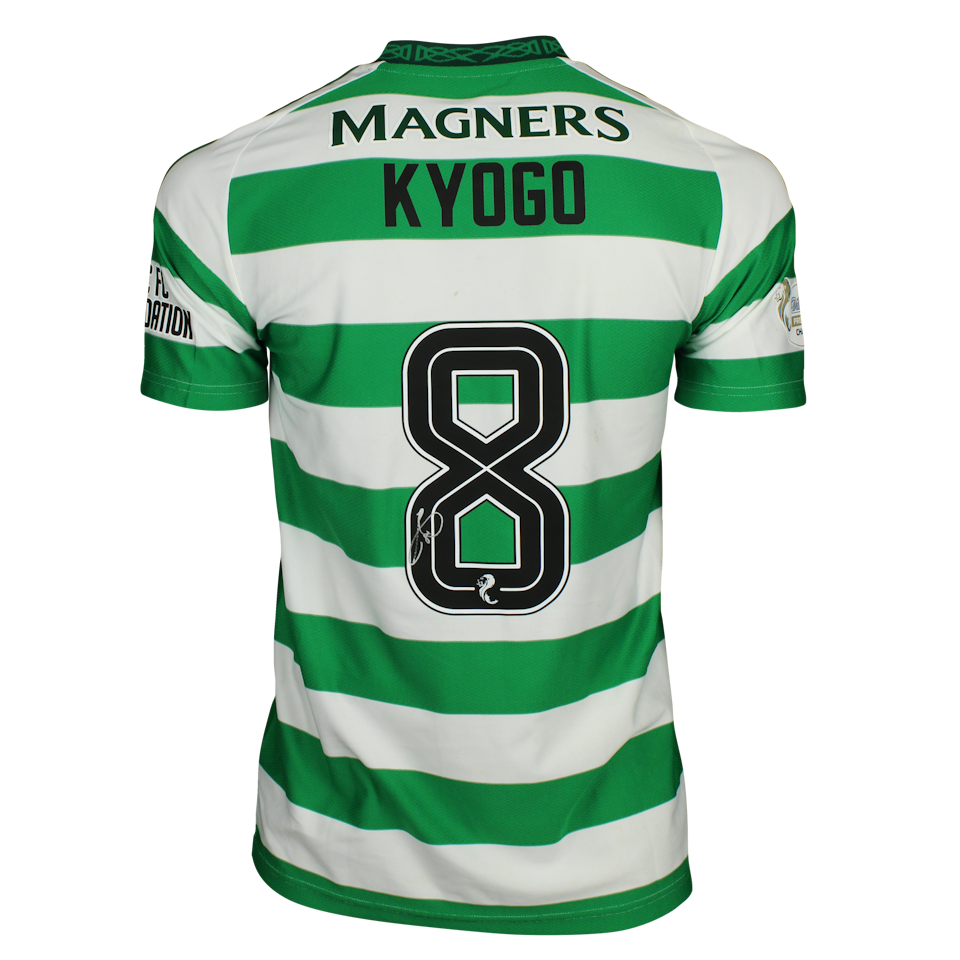 Celtic FC Kyogo 8 Mサイズ CELTIC AWAY FOOTBALL SHIRT 2021 2022 SOCCER JERSEY ADIDAS