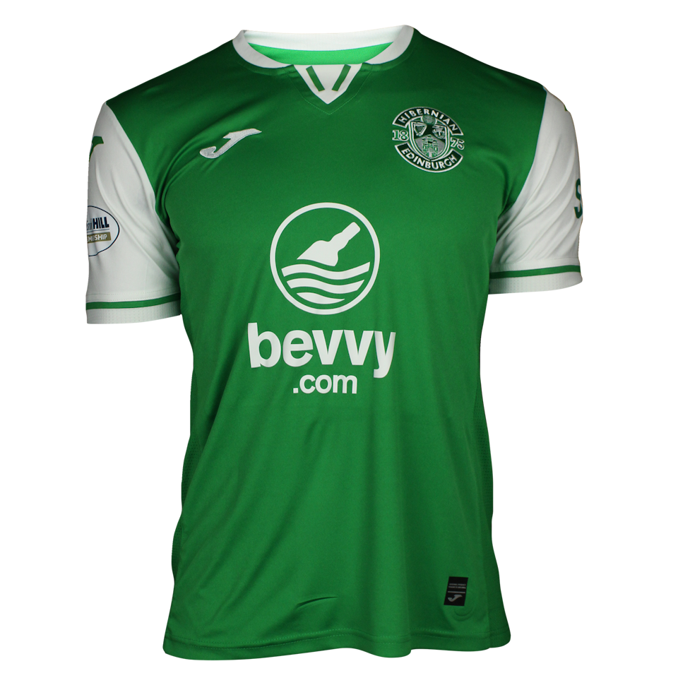 Luke Amos Hibernian shirt