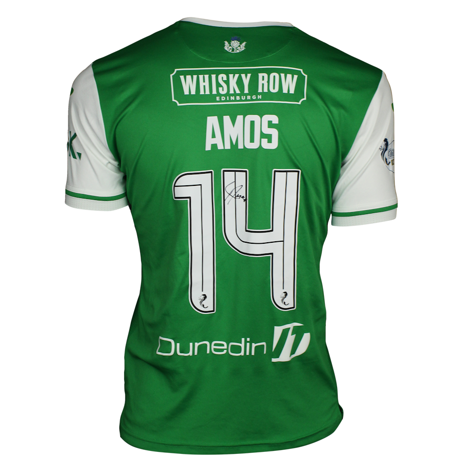 Luke Amos Hibernian shirt