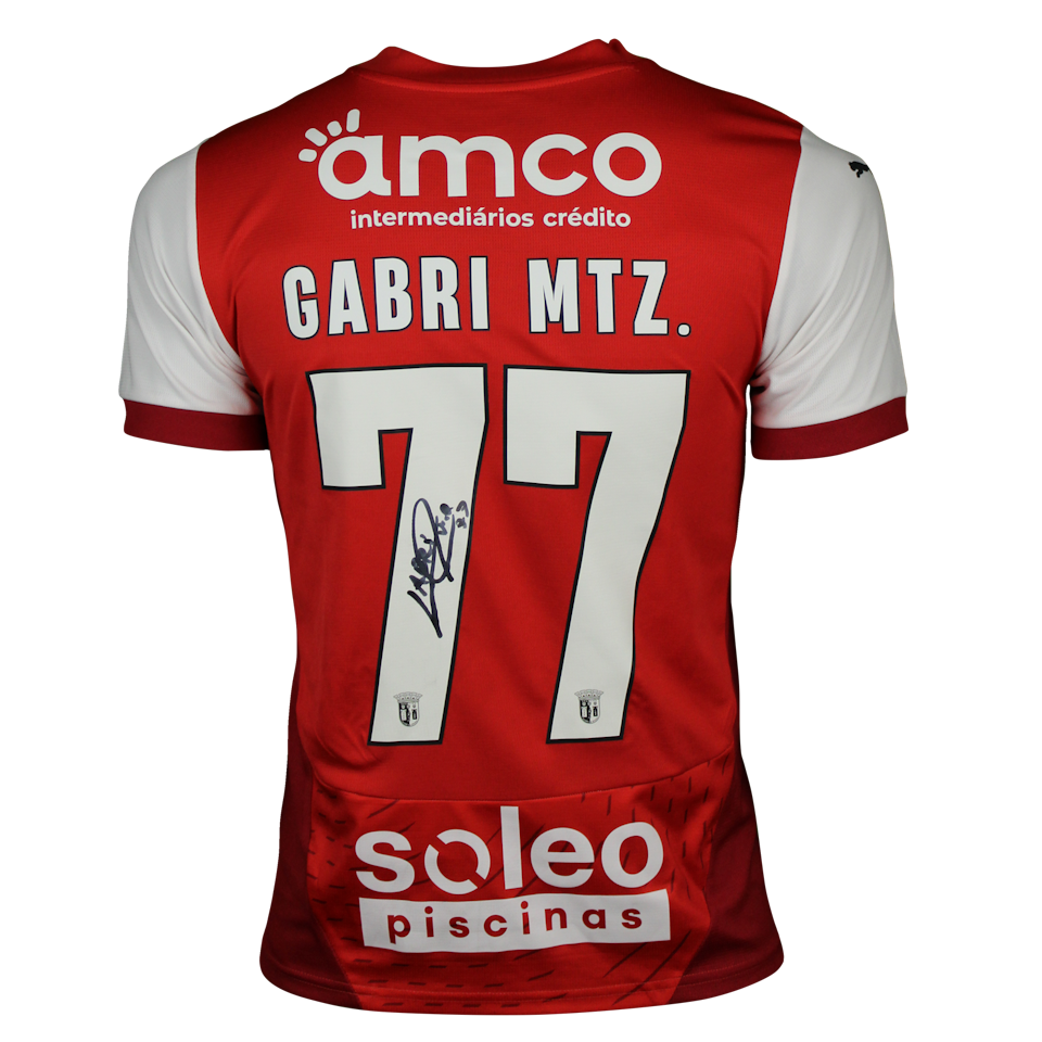 Gabriel Martínez Aguilera SC Braga camisa.