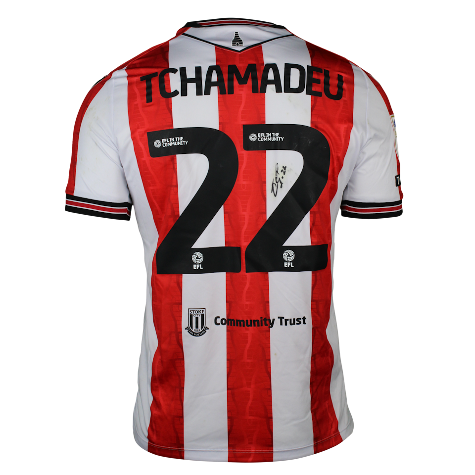 Junior Tchamadeu Stoke City shirt