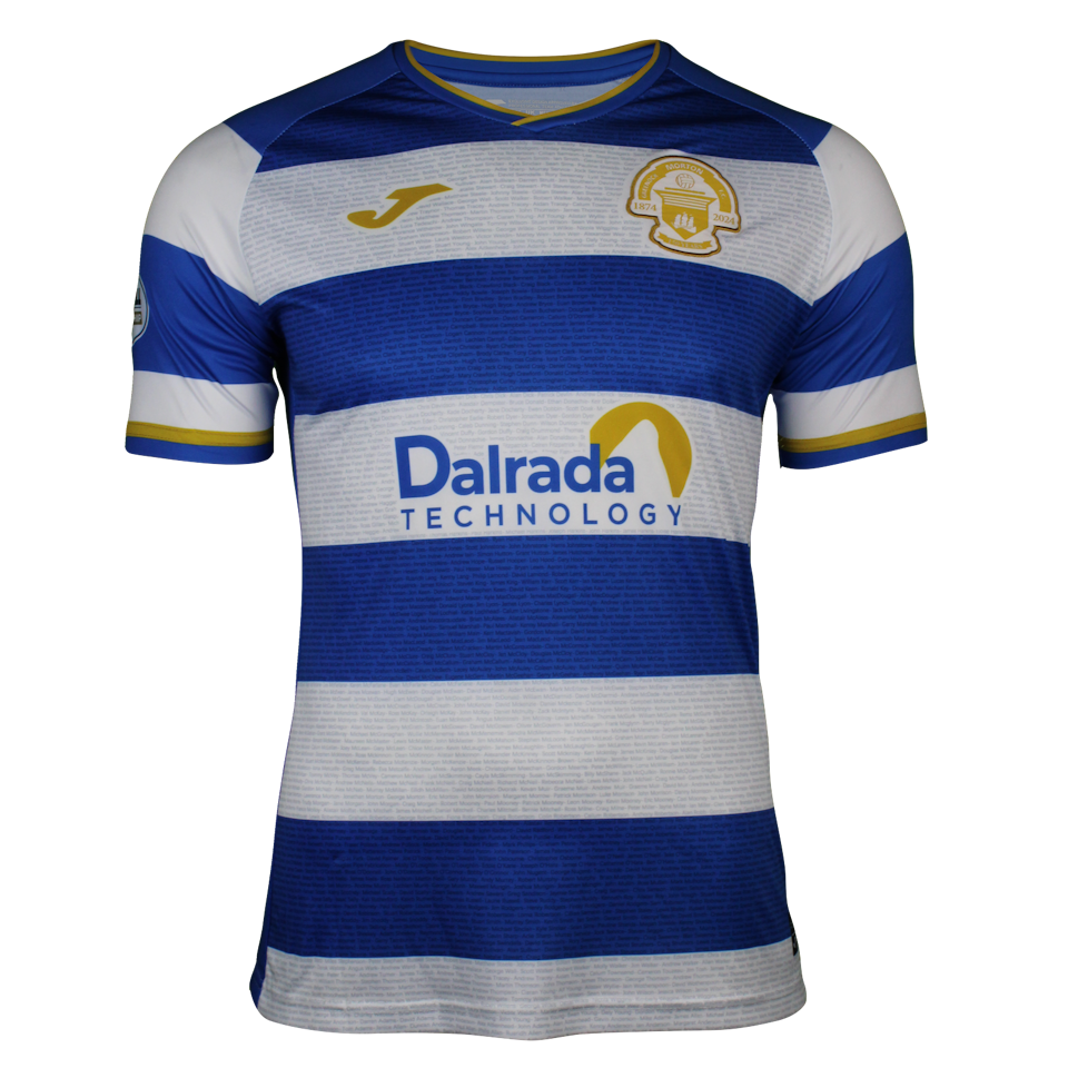 Greenock Morton 팀의 Owen Moffat 셔츠