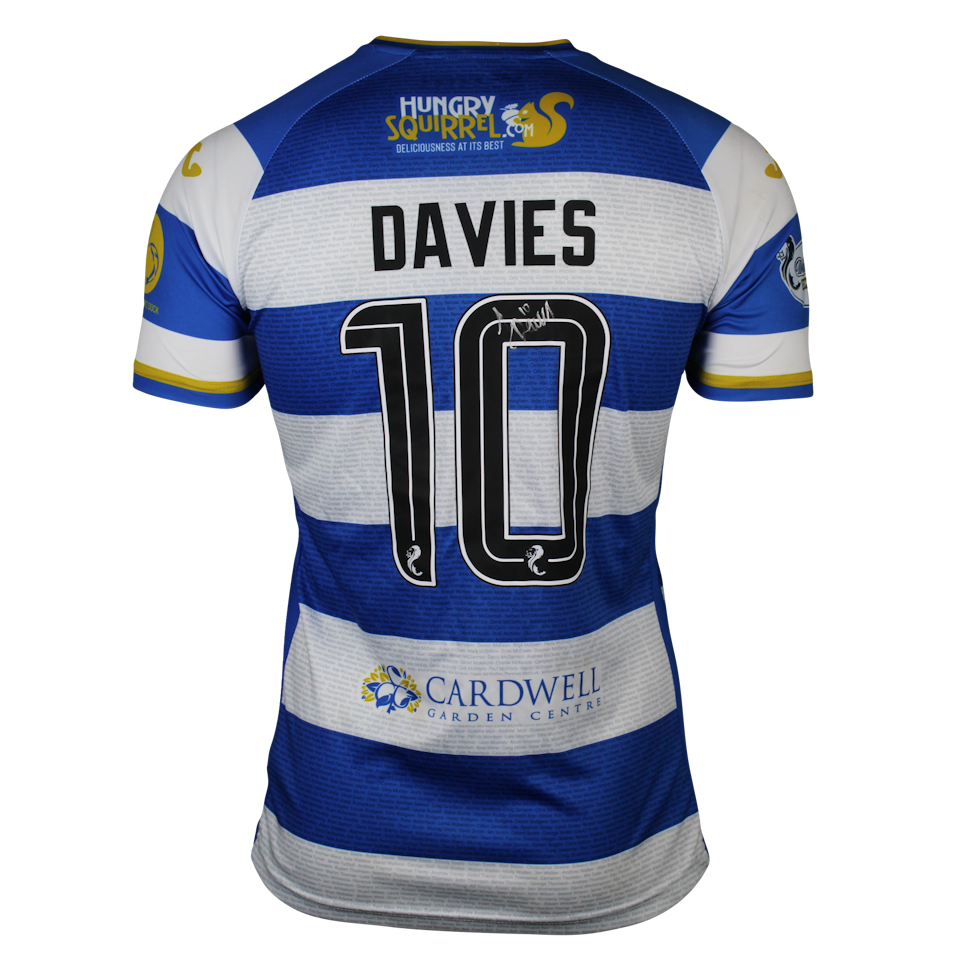 Jordan Davies Greenock Morton jersey