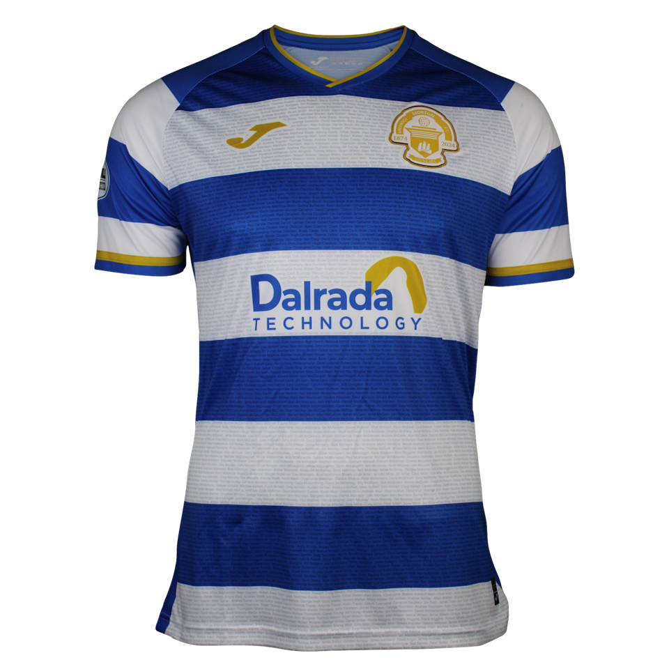 Alex King Greenock Morton jersey