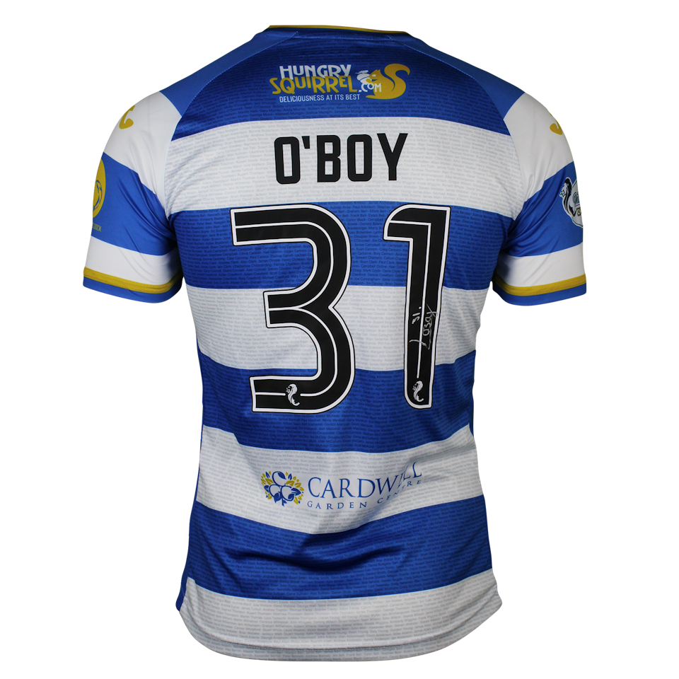 Logan O'Boy Greenock Morton jersey