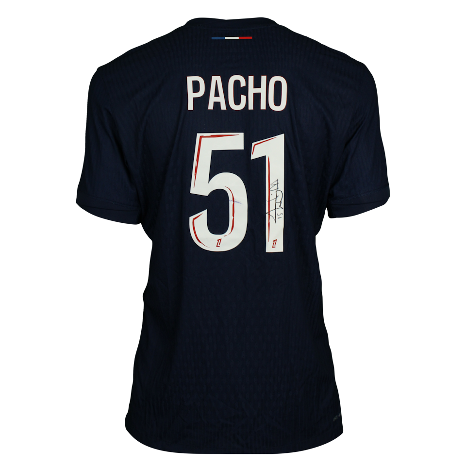 William Pacho Paris Saint-Germain jersey