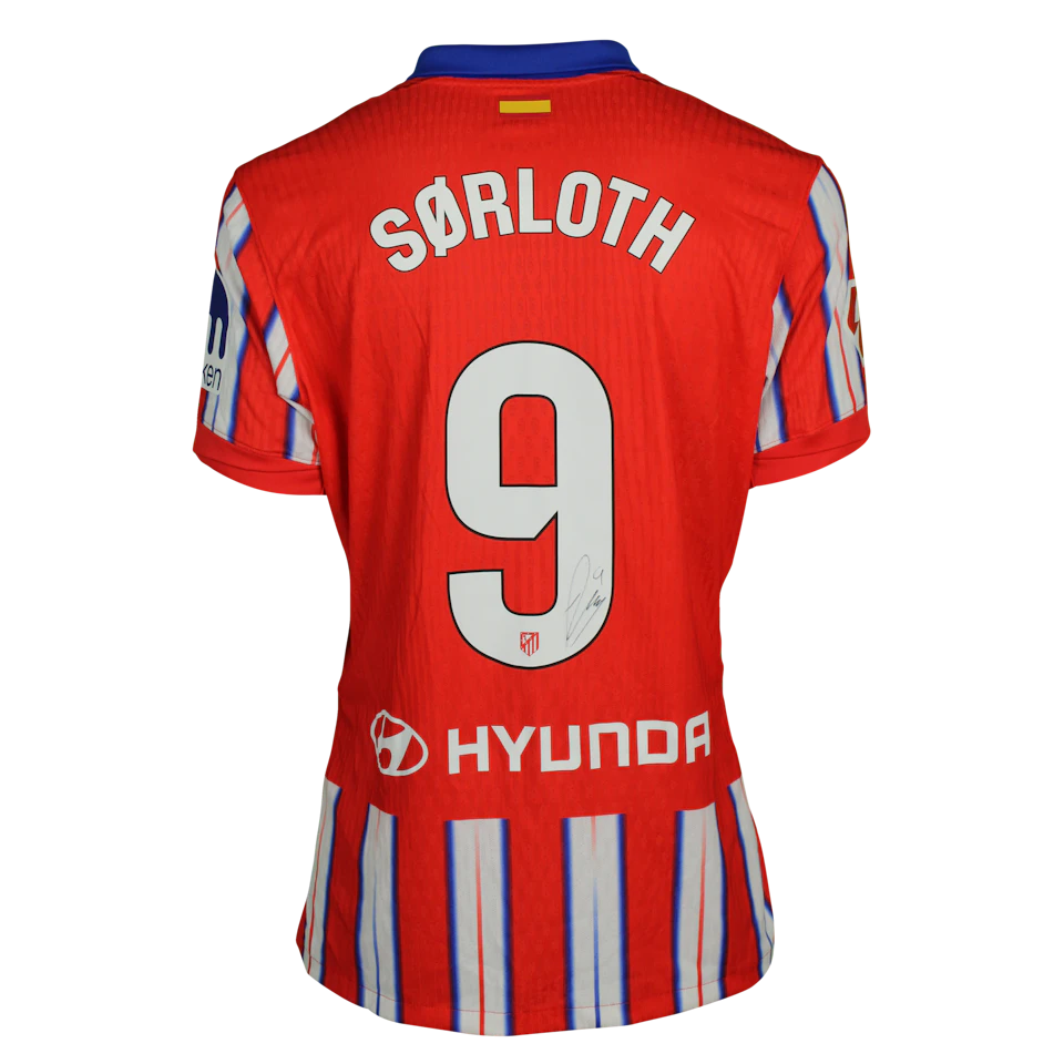 Alexander Sørloth Atlético de Madrid camisa.