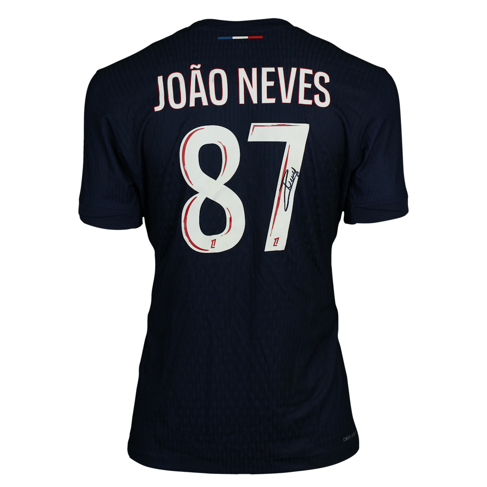 João Neves Paris Saint-Germain shirt