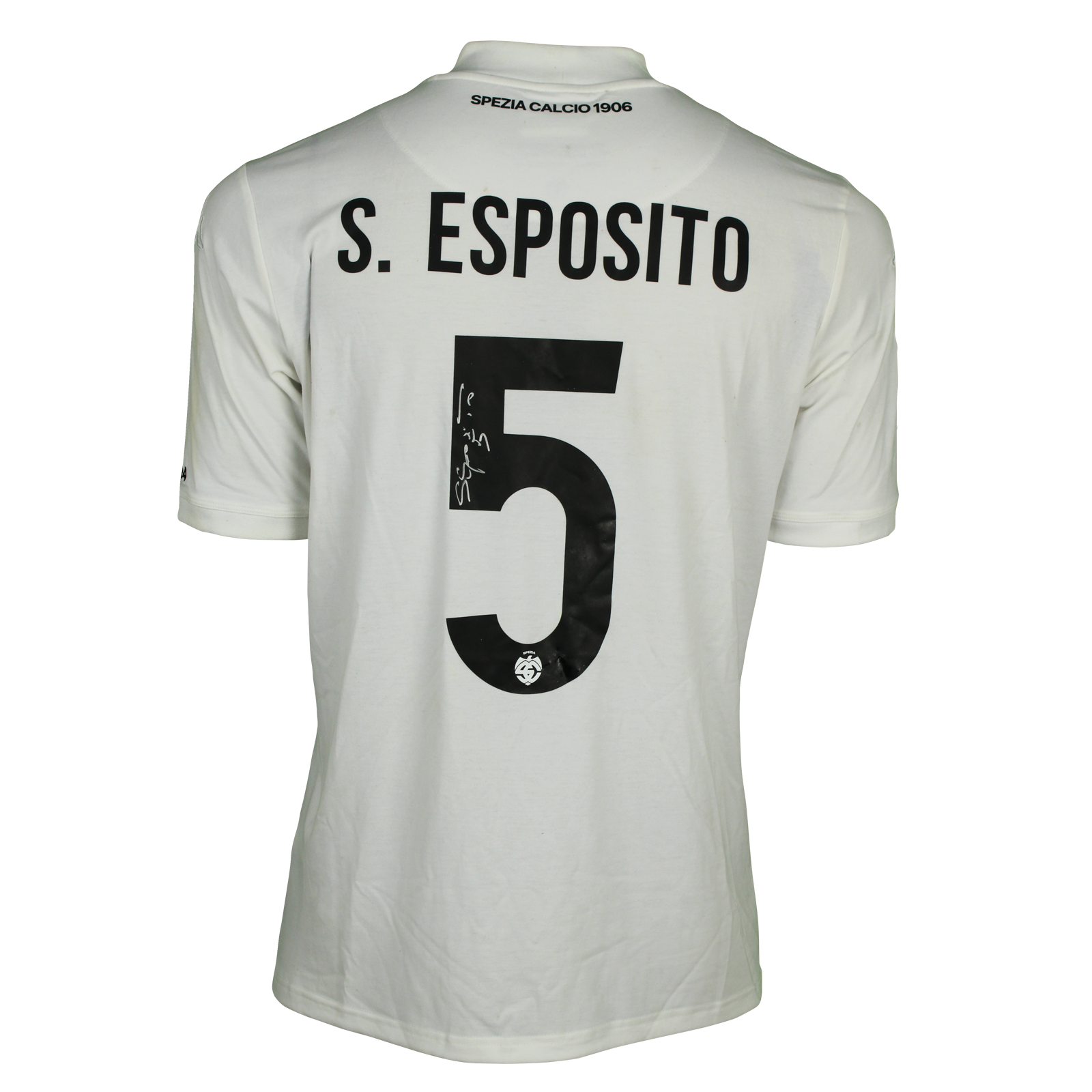 Squadra Scudetto Sulla Maglia Dello Spezia Cagliari 1970-71 Maglia