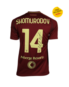 Eldor Shomurodov AS Roma shirt